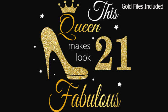 21st Birthday SVG Graphics for T-Shirt Designs