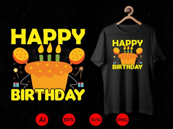 Birthday T-shirt Design 02: Graphics for Local Branding