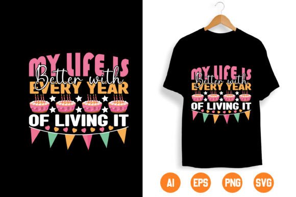 Birthday T-shirt Design 1: Graphics & Print Templates Review