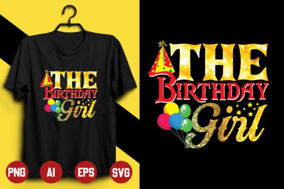 Birthday T-shirt Design -15: Graphics & Print Templates