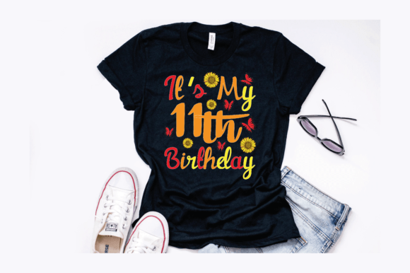It's My 11th Birthday Design: Graphics & T-Shirt Review