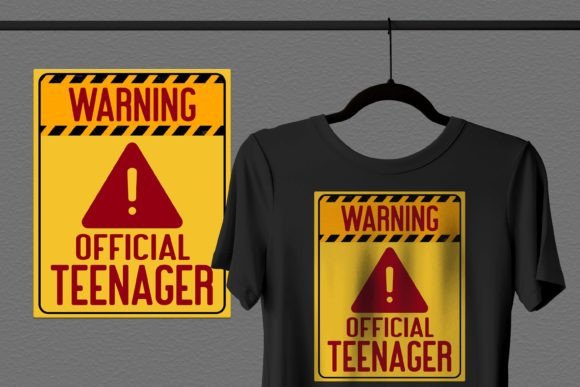 Official Teenager 13 Year Old Birthday Graphics & T-Shirt Designs